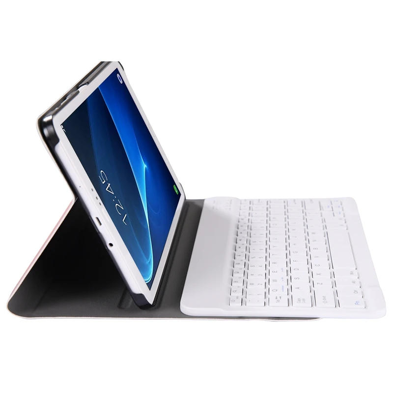 Чехол с клавиатурой для samsung Galaxy Tab A 10,1, тонкий легкий чехол с магнитной съемной беспроводной Bluetooth клавиатурой