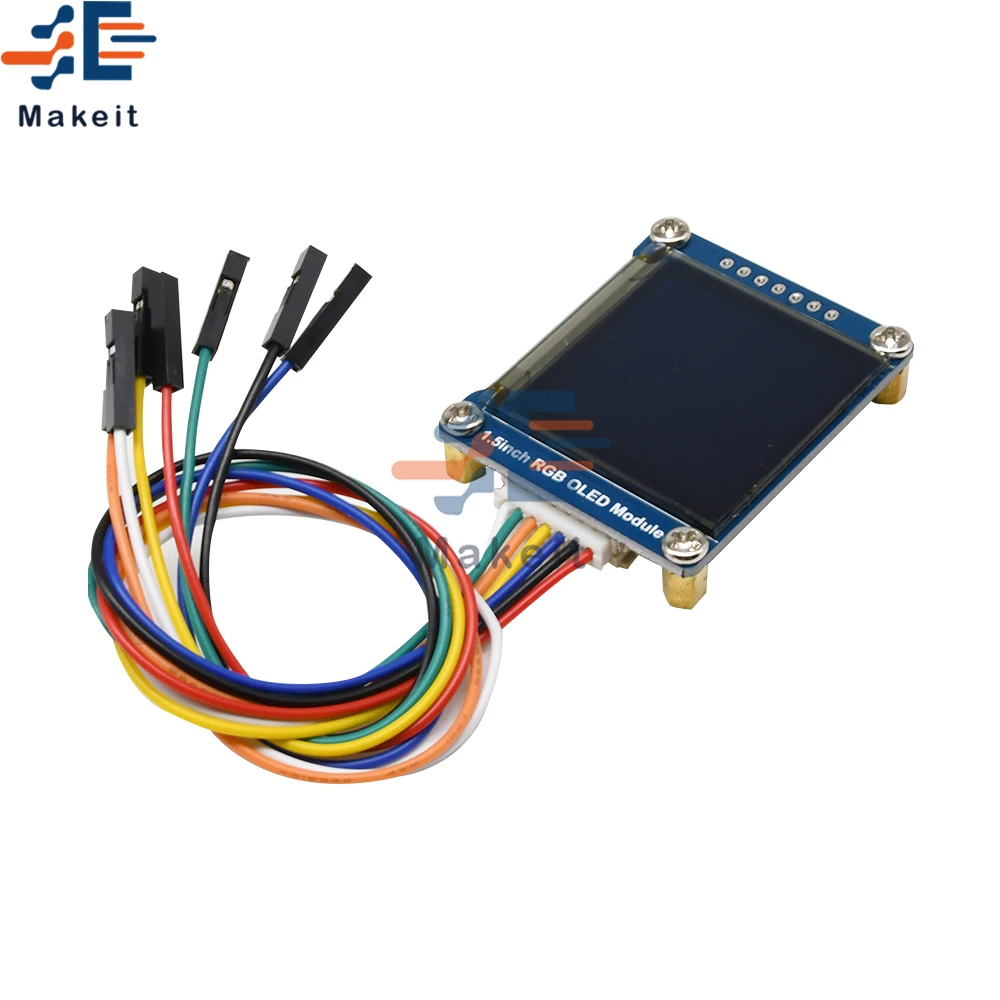 1 5 inch rgb oled module 128 128 pixels 16 bit 65k colors embedded spi