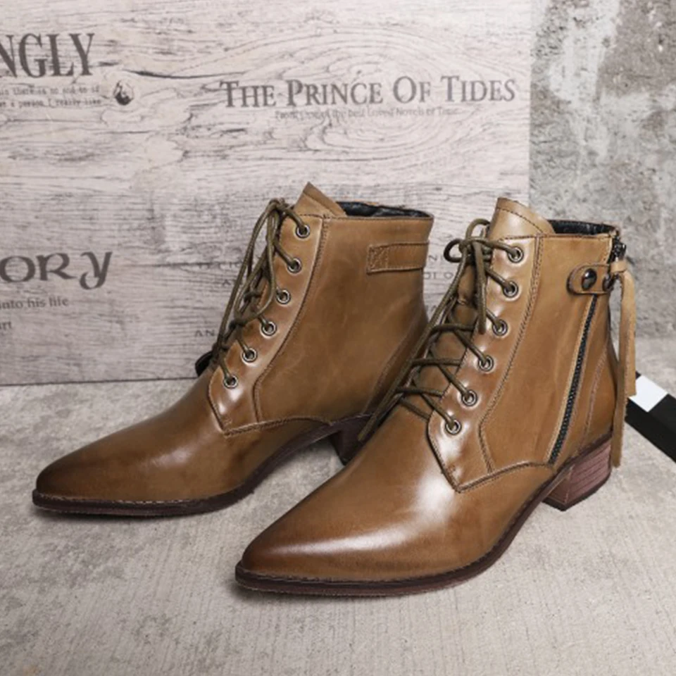 BELLECOM 2019 Autumn and Winter New Cross-strap Knight Boots Tip-on True Leather Shoes and Girls Boots