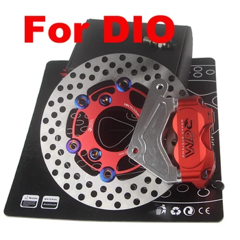 

CNC Motorcycle Front Fork Brake Caliper+Brake Pump Adapter Bracket+200mm Brake Disc Brake Rotor Brake Disks Set For Honda DIO ZX
