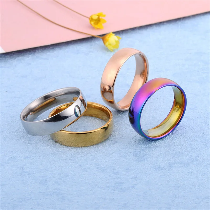 Розовое золото, кольцо из нержавеющей стали, мужские цветные серебряные ювелирные изделия, мужское кольцо в стиле панк, обручальные кольца для женщин, обручальное кольцо, мужские подарки