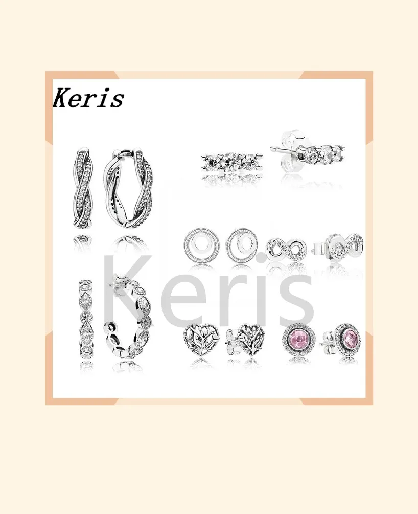 

High Quality 1:1 100%925 Pure Silver Multi-Style Set Gemstone Stud Set First Choice For Gift Free Package
