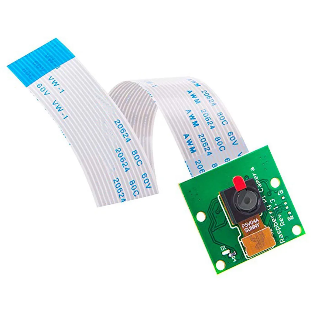 5 мегапикселей RaspberryPi модуль камеры 1080p OV5647 сенсор с 6 дюймов 15 Pin 1080p 720p Мини камера 5MP веб-камера видеокамера - Цвет: Ordinary camera