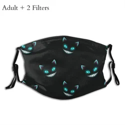 Cheshire Cat Alice's Adventure in Wonderland Mascarilla Facial Mask CHESHIRE CAT FACES Masks Fation Mouth Mask With Filters