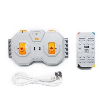 

Cada Moc Within Lithium Battery 4 Channel 2.4G Remote Control RC USB Charge 8878 8880 8881 Building Block Fit For logoes Technic