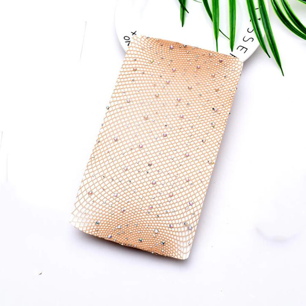 skin white Модные женские сексуальные шелковые чулки для девушек, летние тонкие колготки, эластичное нижнее белье, стразы, Длинные вечерние колготки - Цвет: skin white