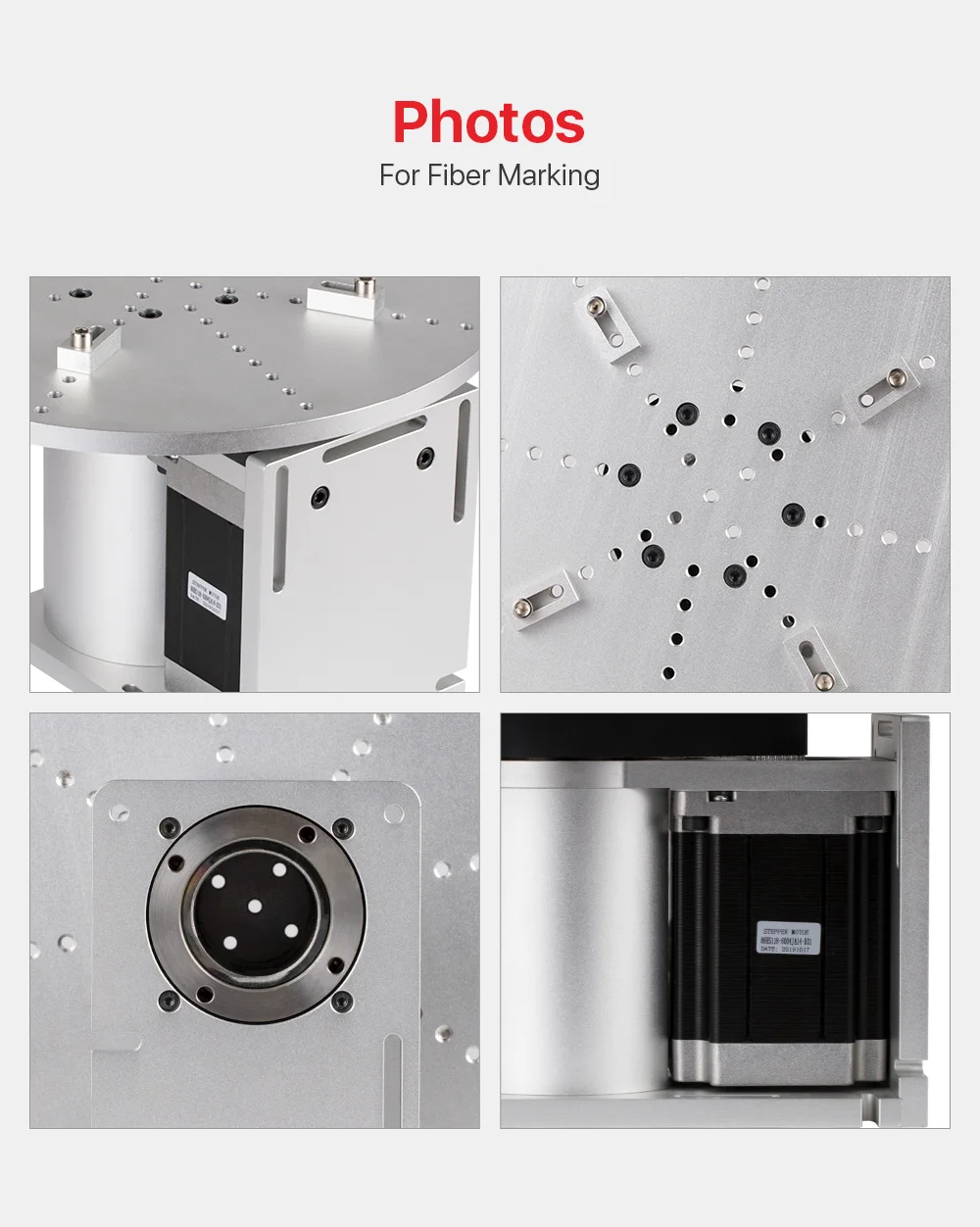 Ultrarayc Rotary Arbeitstisch 4 Modelle Feste Rotry Gerät + DM860S Fahrer für Co2 & Faser Kennzeichnung und Gravur Maschine – Detail 7