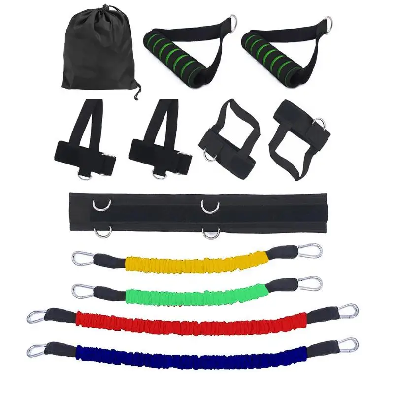 

Resistance Band Four Colours Optional Gym Leg Waist Strength Training Practical Workout Fintess Exercise Bands 270x220x110mm