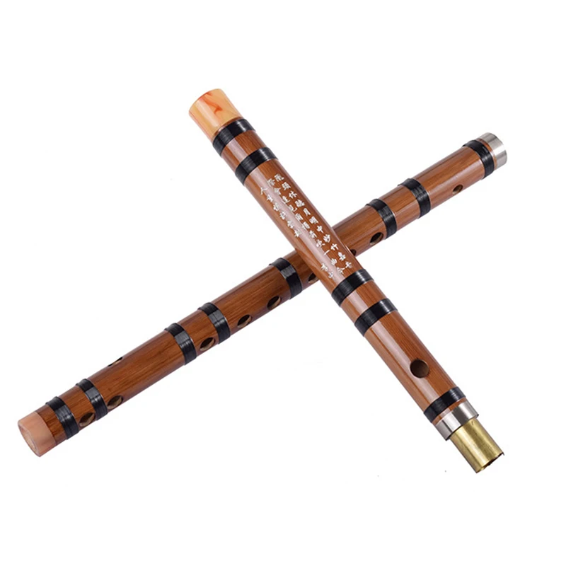 Separable Bamboo Flute Traditional Handmade Chinese Musical Instrument in Key E F G Key G 