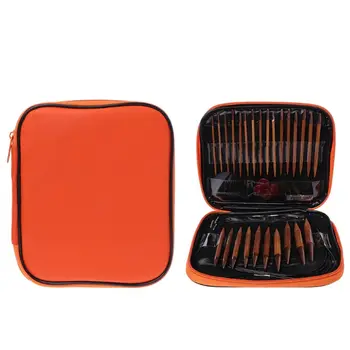 

13Pairs In 13Sizes Detachable Circular Needles Set Multi-Color Knitwear DIY Tools With Zipper Storage Case H55E