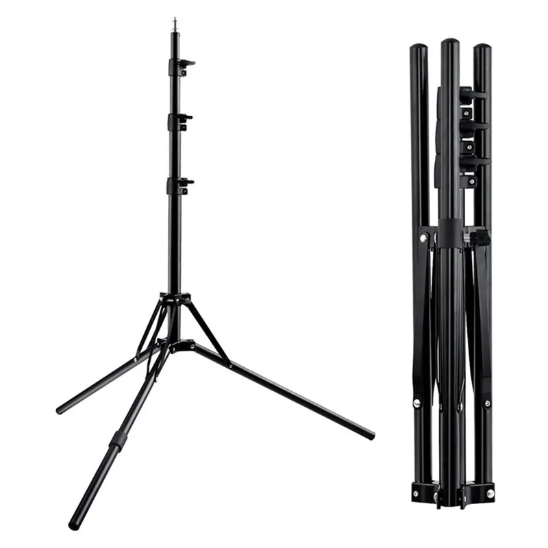 

Fosoto Led Light Tripod Stand &1/4 Screw portable Head Softbox For Photo Studio Photographic Lighting Flash Umbrellas Reflector