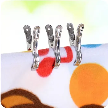 

Clothing Pegs Household Clothespin Laundry Clamp Big Clip Strong Anti Wind Stainless Steel Clips Clothes Pins