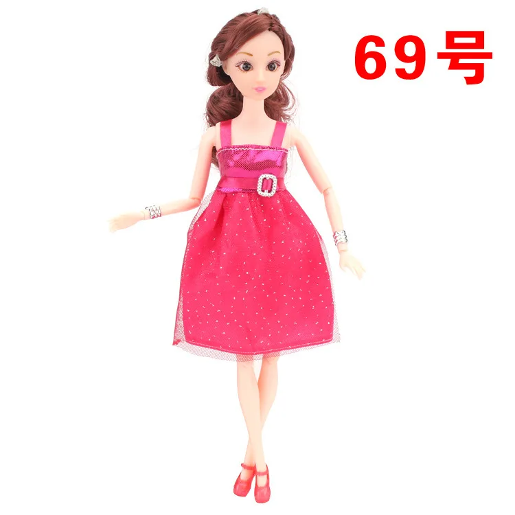 Doll Clothes 30cm Doll Handmade Fashion Short Skirt Outfit Daily Casual Wear Bjd Doll Clothes Doll Accessories Toys for Girls - Цвет: Only clothes No. 69