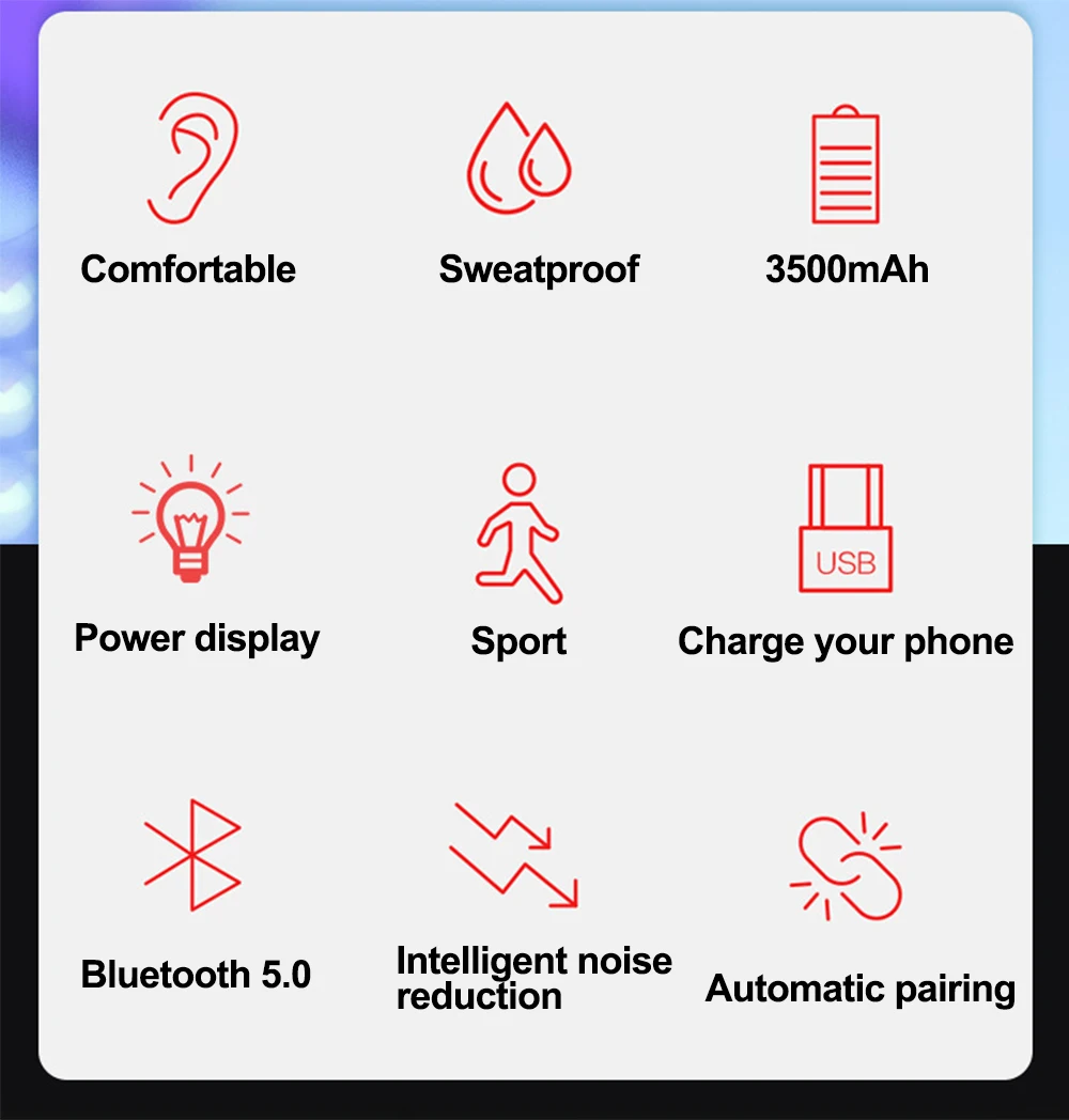 Q67 TWS беспроводные наушники 3D стерео мини Bluetooth наушники 5,0 с двойным микрофоном спортивные водонепроницаемые наушники гарнитура для автоматического сопряжения