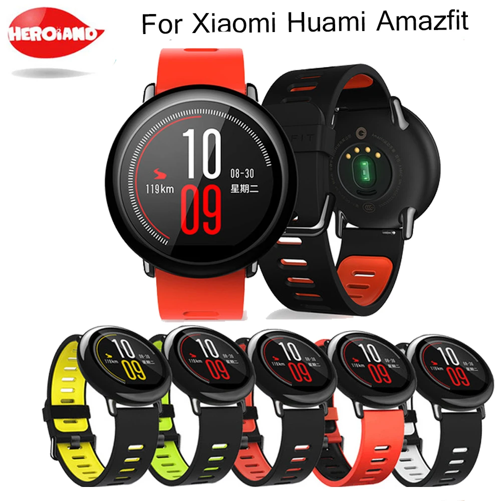 Для Xiaomi Huami Amazfit Bip BIT PACE Lite Молодежные умные часы сменный ремешок умные часы 22 мм спортивный силиконовый ремешок