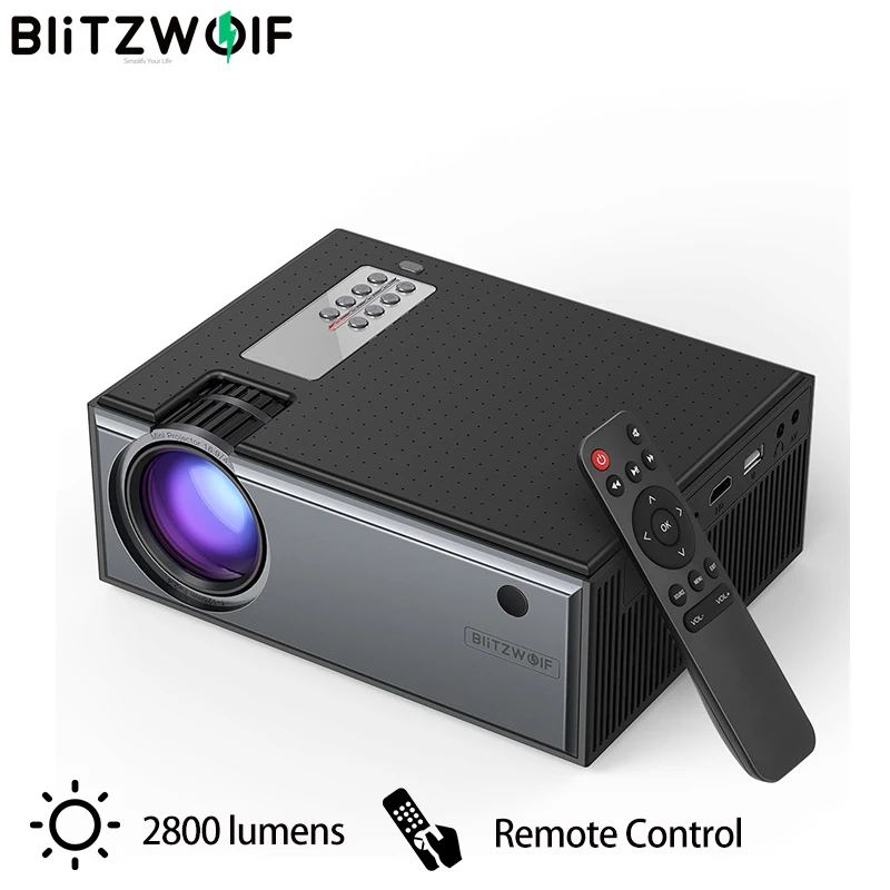 Blitzwolf-BW-VP1-LCD-Proiettore-2800-Lumens-Supporto-1080P-di-Ingresso-Pi-Porte-Portatile-Smart-Home Guida: Migliori Proiettori home cinema a meno di 200€