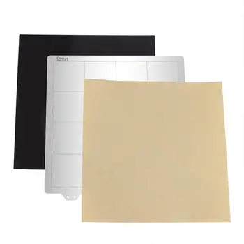 

Hot Bed Platform Printing Panel 220*220mm Steel Plate + Magnetic Stickers( B Side)+ PEI for 3D Printer