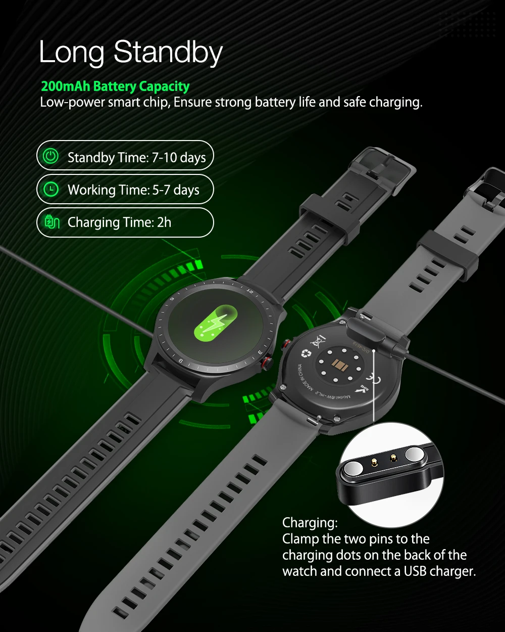 Tela de Toque Cuidados com a Saúde dos Homens Pulseira para Ios Android para Xiaomi Blitzwolf Completa Relógio Inteligente Freqüência Cardíaca Hl2 10 inteligente freqüência cardíaca cuidados com a saúde