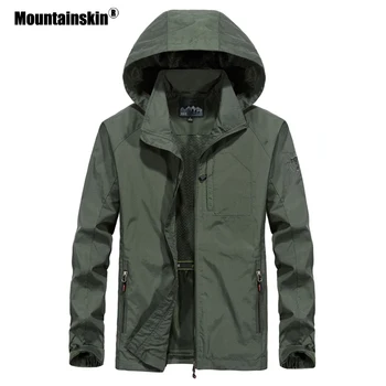 

Mountainskin 2020 New Men's Jackets Spring Autumn Casual Breathable Hooded Coats Fashion Male Outwear Mens Brand Clothing SA641