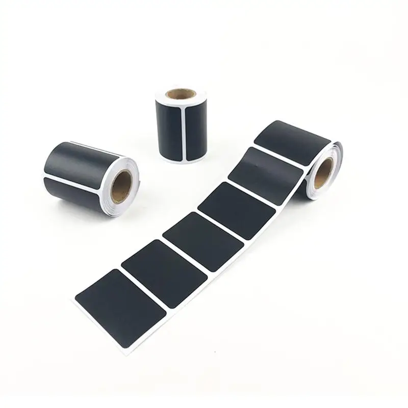 Sticker Label Blackboard Paste Sticker Kitchen Bottles Cans Label Black Adhesive Label