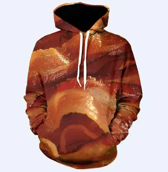 

Food Printed Hat Pocket Cover Men's Tidal Hat Men's Garments Men's Sweatshirts Printing Blouse hoodies