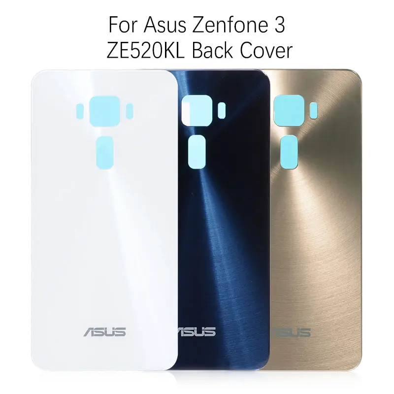Задний корпус для Asus ZenFone 3 Lite ZE520KL Задняя стеклянная крышка батареи Замена Z017D Z017DA Z017DB