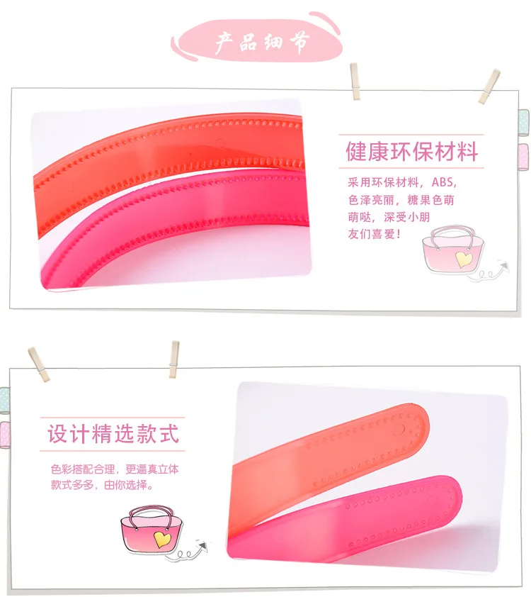 Hot Sales Korean-style 25 Mm Large Rims Color Plastic Headband Cute Candy-Colored Toothed Hair Bands Manufacturers Direct Sellin