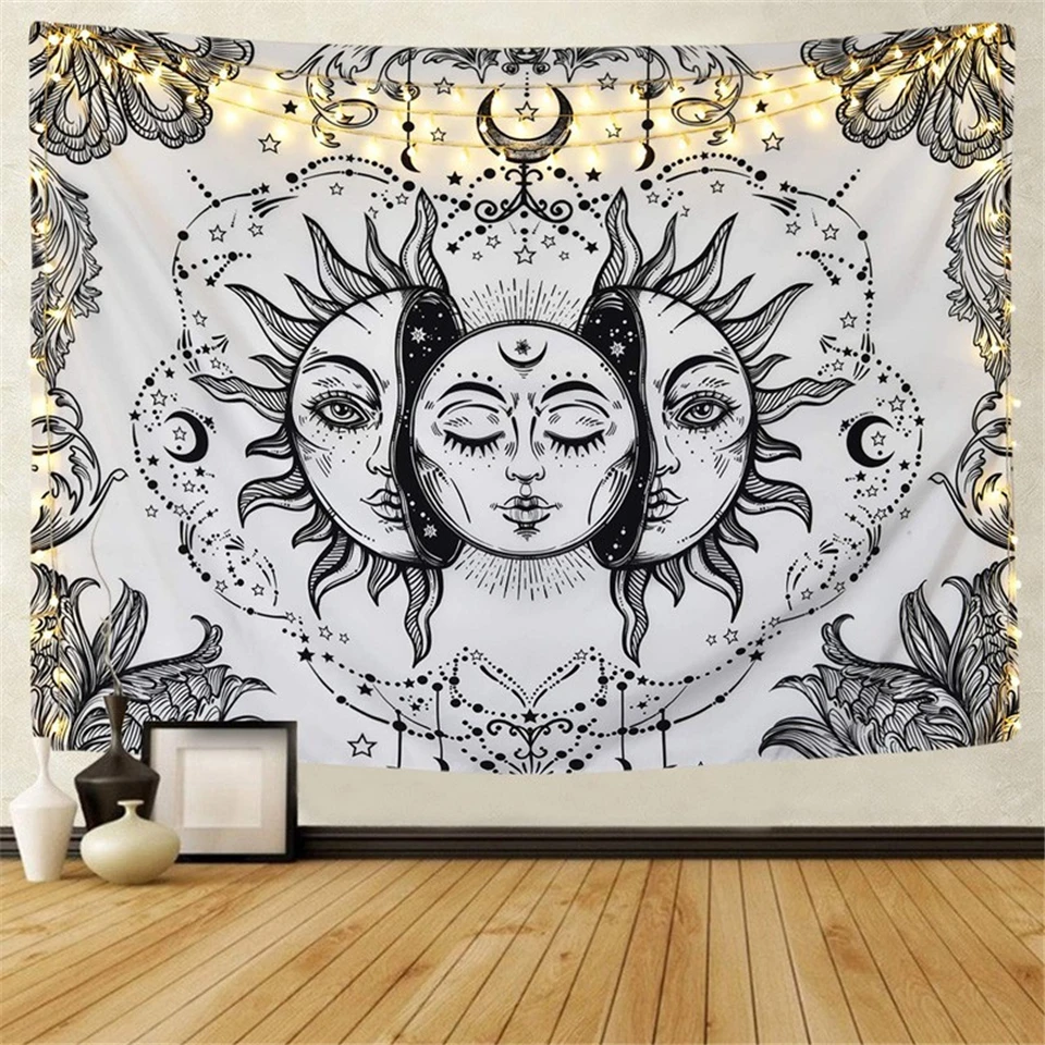 Wall Hanging Tapestry Bedspread Mandala Meditation Hippie Psychedelic Poster UU 