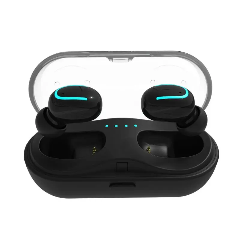 BK Невидимый 5,0 Bluetooth наушники Мини Беспроводная связь Bluetooth наушники Q13S наушники-вкладыши TWS с Беспроводной наушники с 6 часов музыки легко Автоматическое Сопряжение - Цвет: BK