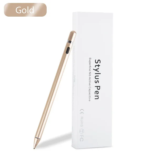 Gold Активный Стилус для Apple iPad Pro 11 12,9 10,5 9,7 планшет стилус для iPad 10,2 mini 5 4 Air 1 2 3 - Цвета: Gold