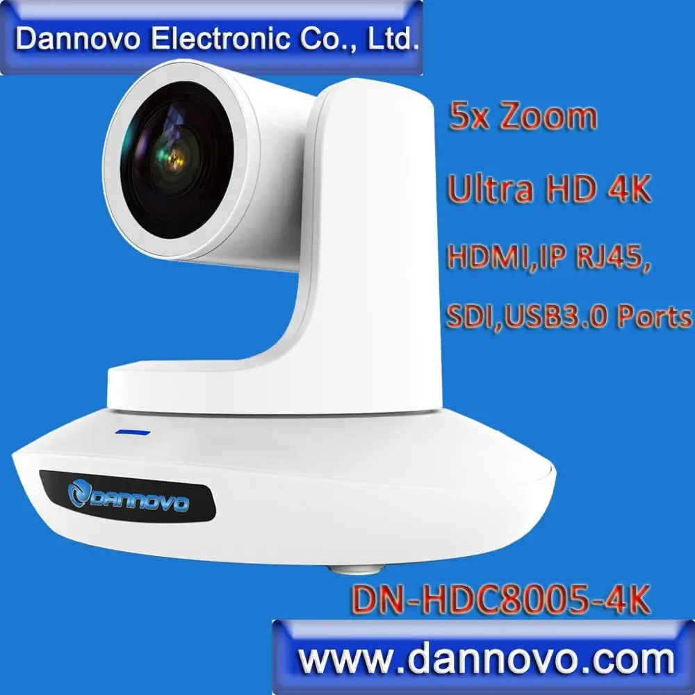 Order Price for  DANNOVO 2160P/30fps 4K IP Live Streaming Camera 5x Optical x 3x Digital Zoom Image Flip USB UVC Cam