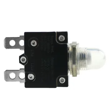 

Circuit Breaker 5-30A 250V Overload Protection Switch Resettable Bimetallic