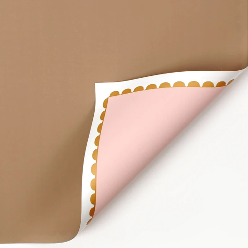 20pcs Thicken OPP Flowers Wrapping Paper Waterproof Bouquet Wrapping Paper Floral Florist Packaging Materials - Цвет: D