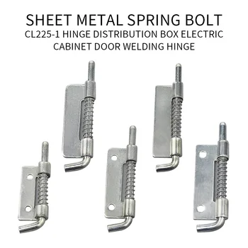 激安 5 個春は金属セキュリティバレルボルトラッチシルバートーン春ラッチドアキャビネットのヒンジs/m/l安定耐久