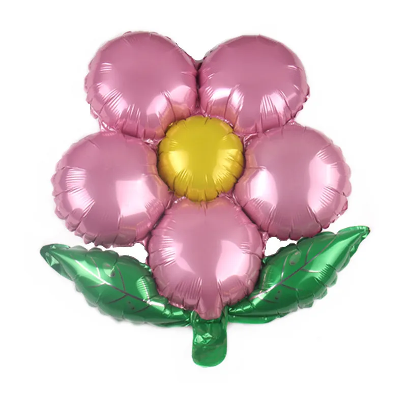 pink flower Воздушные шары с Днем пчелы Bumble Bee тематический счастливый плакат "с днем рождения" медовая пчела вечерние украшения торт Топпер детский душ вечерние принадлежности - Цвет: pink flower