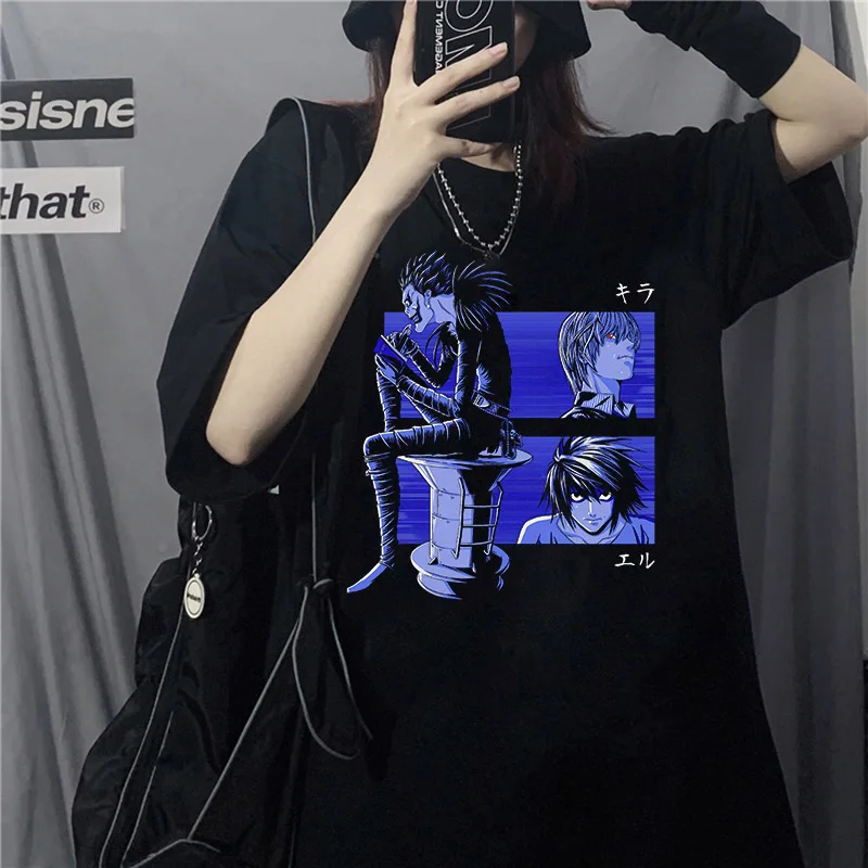 Новинка Death Note Shinigami Ryuk футболка женская короткий рукав японского аниме Манга