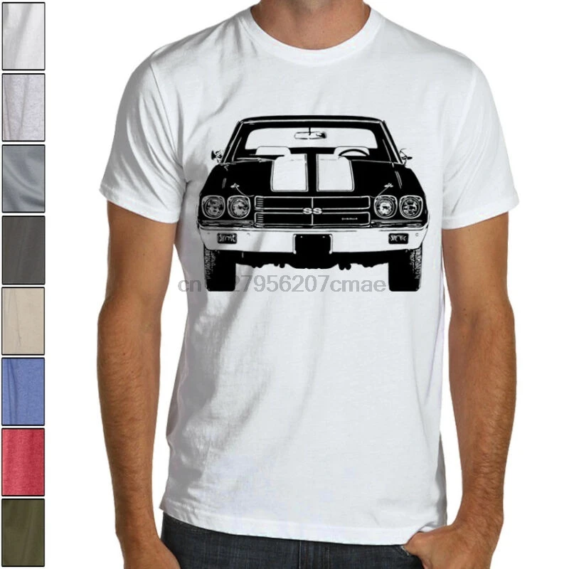 

Chevelle Ss 1970 Chevy American Muscle Racing Soft Cotton T-Shirt Multi Colors