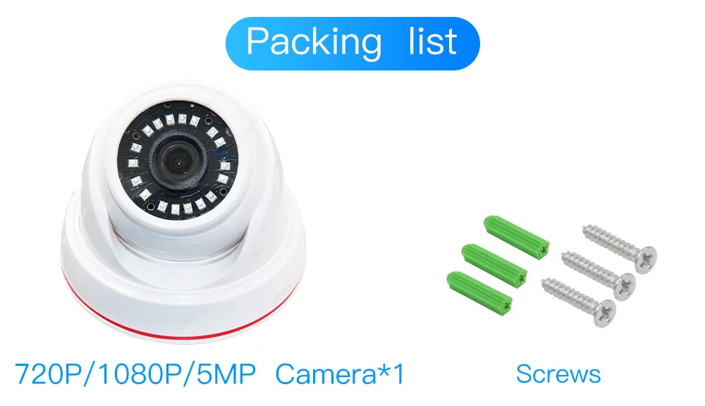 3MP/5MP IP камера H.265/H.264 наблюдения инфракрасная камера CCTV безопасности Крытая купольная камера