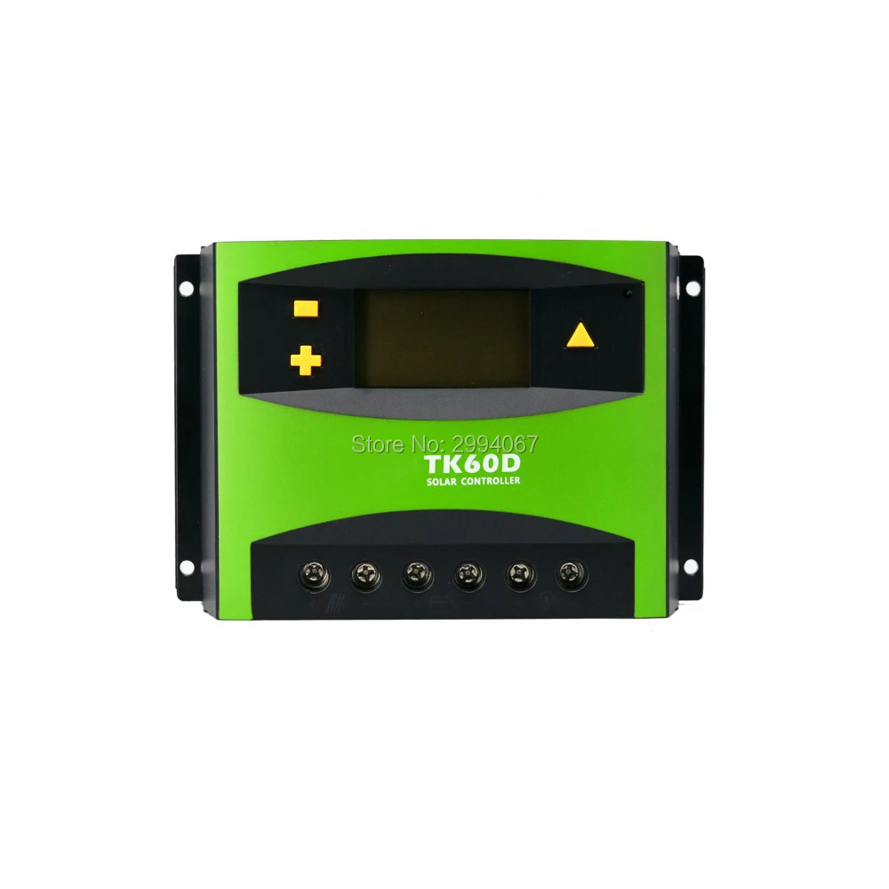 PWM 60A 50A 40A 30A 12 V/24 V Авто ЖК-дисплей PWM регулятором солнечного заряда контроллер с двойным USB 5V Выход Регулируемый солнечный регулятор