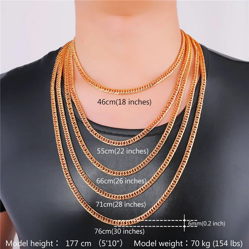 Collare Chain Necklace Men Hip Hop 