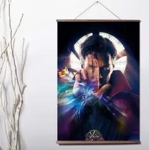 

DR STRANGE Movie Art Print canvas Poster Canvas Scroll Painting with wood