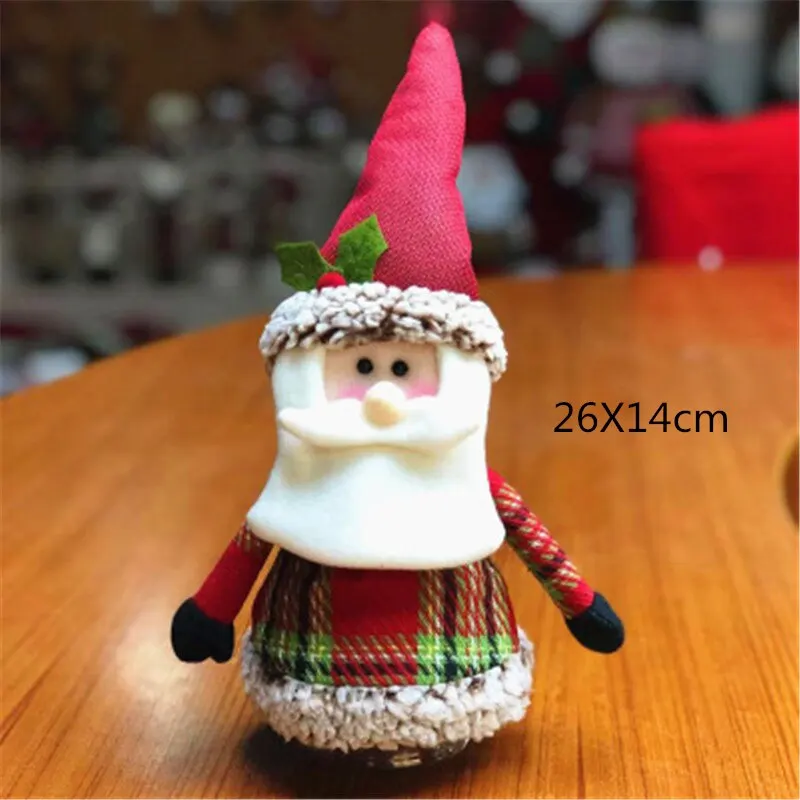 New Child Kids Christmas Gift Bags Candy Jar Storage Bottle Santa Bag Sweet Christmas Bag And Boxes New Hot - Цвет: Santa Claus