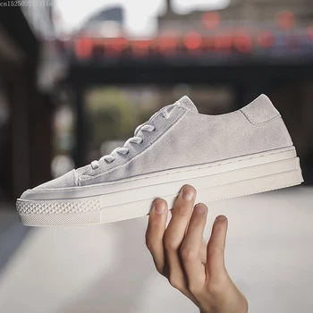 

Fashion classic Men Zapatos Hombre cow suede Leather Sneakers Non-slip shoes outdoor breathable Lace-up Men Casual Flats Shoes