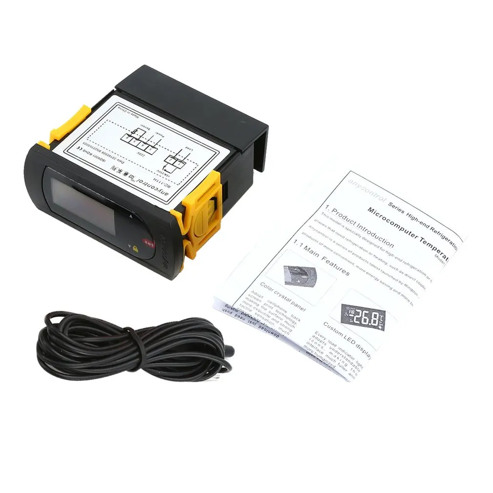 

RC-111H Microcomputer Digital Temperature Controller Thermostat Thermoregulator Refrigerator Thermocouple Controller