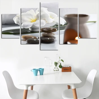 

Cross Stitch DIY Painting 5D Spa Lotus Stone Diamond Home Decor Picture Embroidery Pattern Wall Sticker Mosaic Full Round Drill