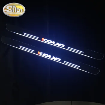 

SNCN 2PCS Waterproof Acrylic Moving LED Welcome Pedal Car Scuff Plate Pedal Door Sill Pathway Light For Kia Cerato 2 Koup