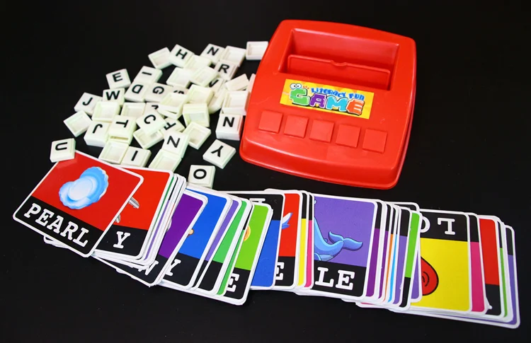  English alphabet card games teaching aids children's puzzling toys - 4000150094761