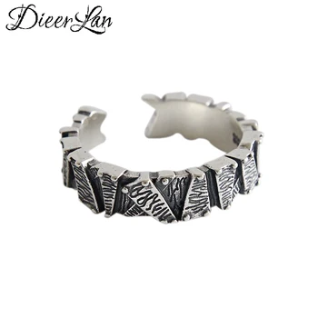 

2020 New Arrival 925 Sterling Silver Irregular Rings For Women Ladies Adjustable Rings Vintage Jewelry