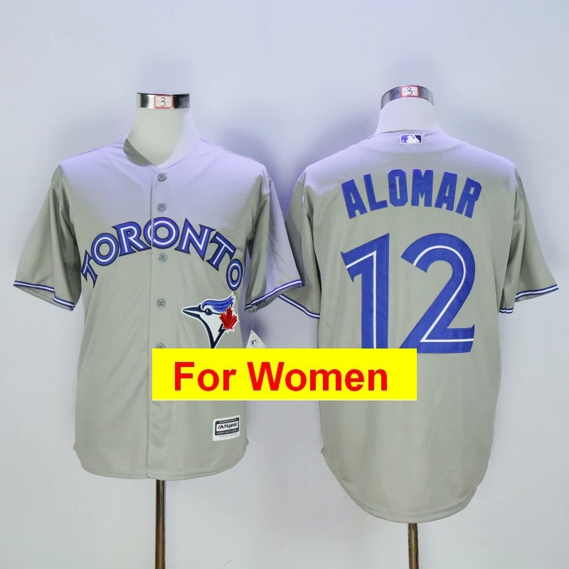 Женщины Toronto rovo Alomar Джош Дональдсон Маркус стровумен Джо Картер Кевин Pillar FLEX& Cool базовый игрок Джерси - Цвет: Розовый