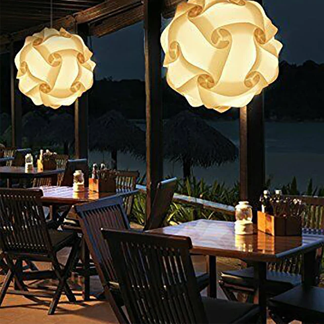 Modern Ceiling Lampshade Pendant Lights Jigsaw Shade IQ Light Creative DIY Chandelier for Living Room Bedroom Kitchen restaurant 3